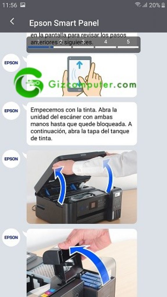 Epson EcoTank ET-2850 Epson Smart Panel