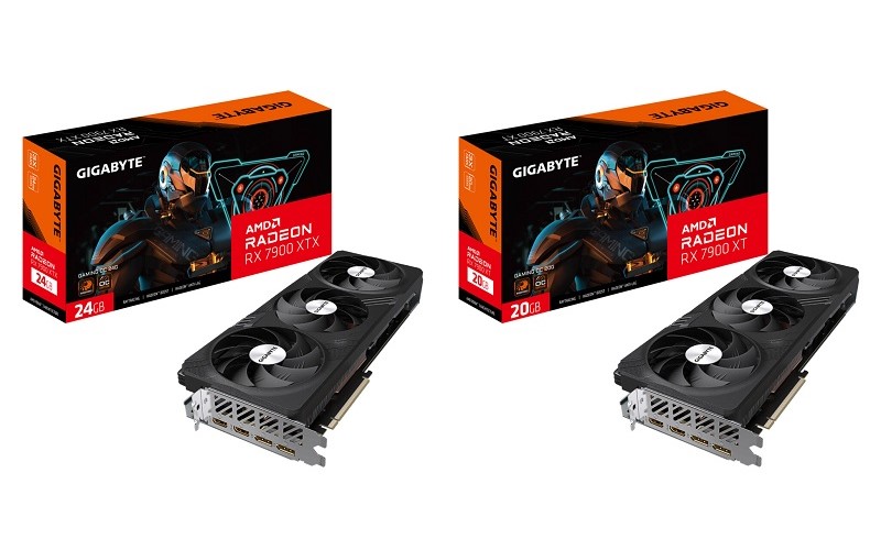 GIGABYTE Radeon RX 7900 XTX GAMING OC 24G y Radeon RX 7900 XT GAMING OC 20G