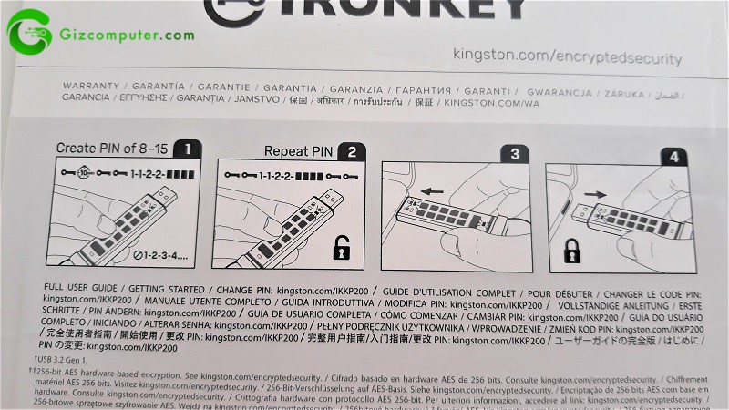 Kingston IronKey Keypad 200