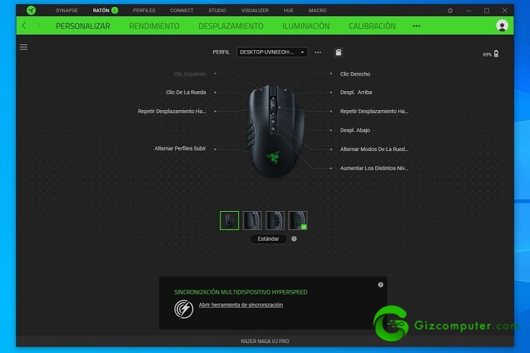 Razer Naga V2 Pro Synapse