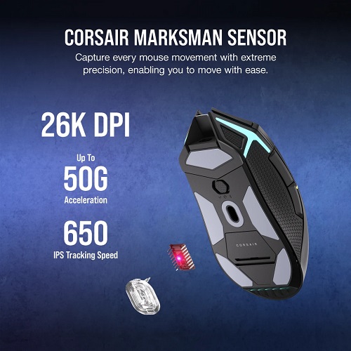 Nightsabre Wireless de Corsair