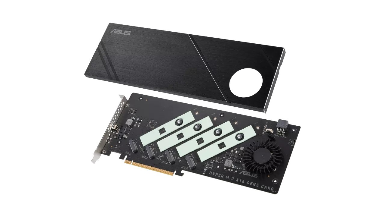 ASUS Hyper M.2 x16 Gen5 Card