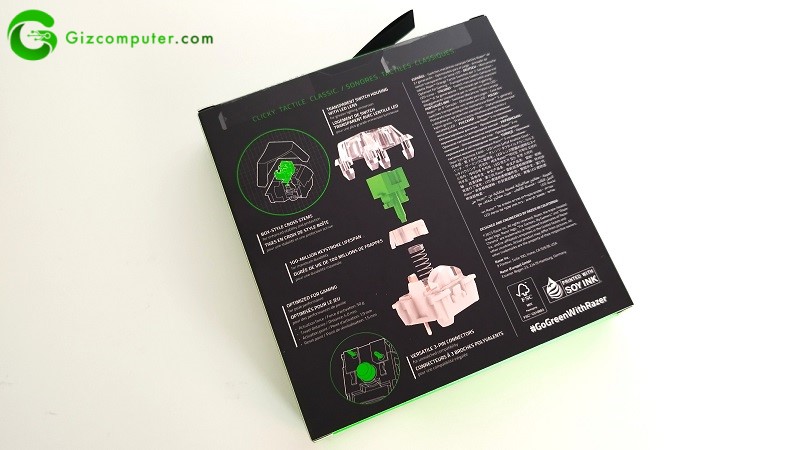 Razer Mechanical Switches Green Clicky Switch GEN-3