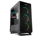 Nox Hummer TGF RGB, un chasis RGB con 4 paneles de cristal templado